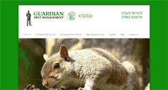 Desktop Screenshot of guardianpestmanagement.co.uk